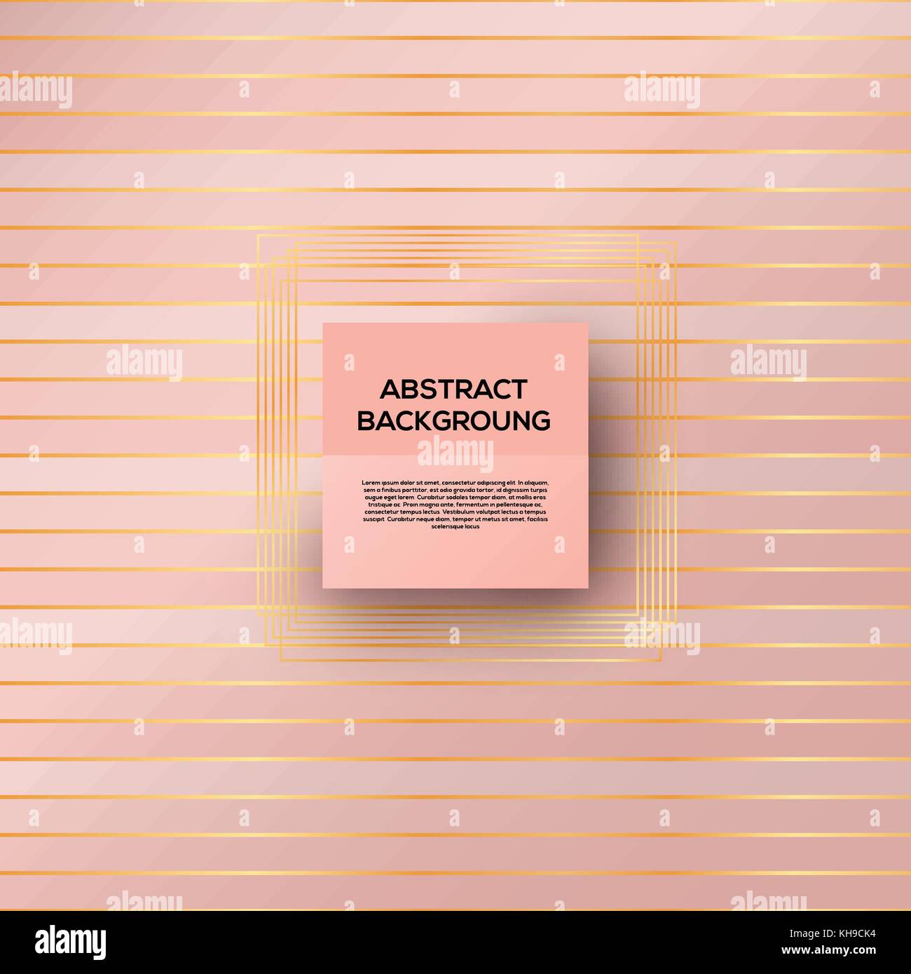 Fond en or rose Illustration de Vecteur