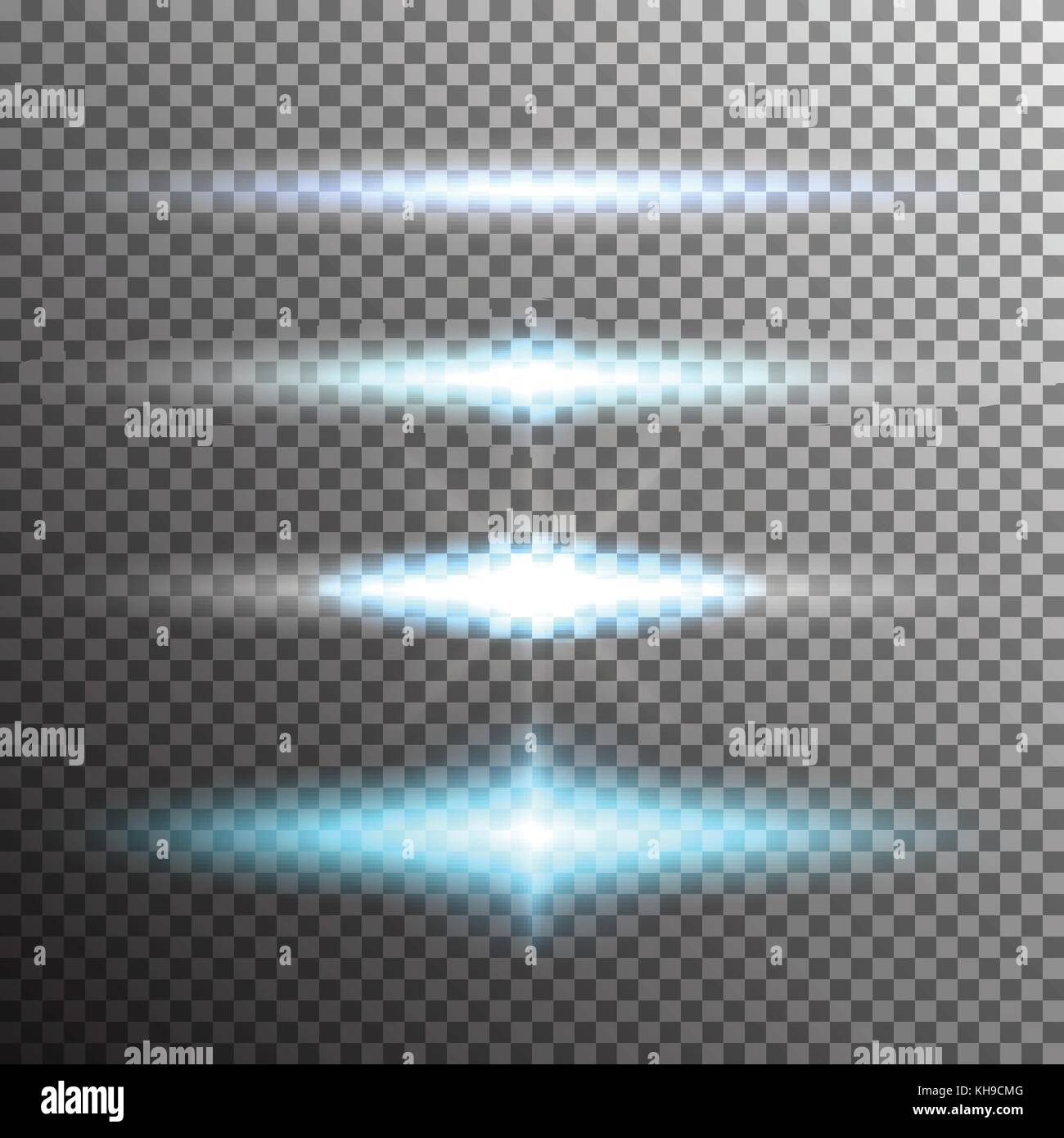 Vector lens flare spécial soleil transparent Illustration de Vecteur
