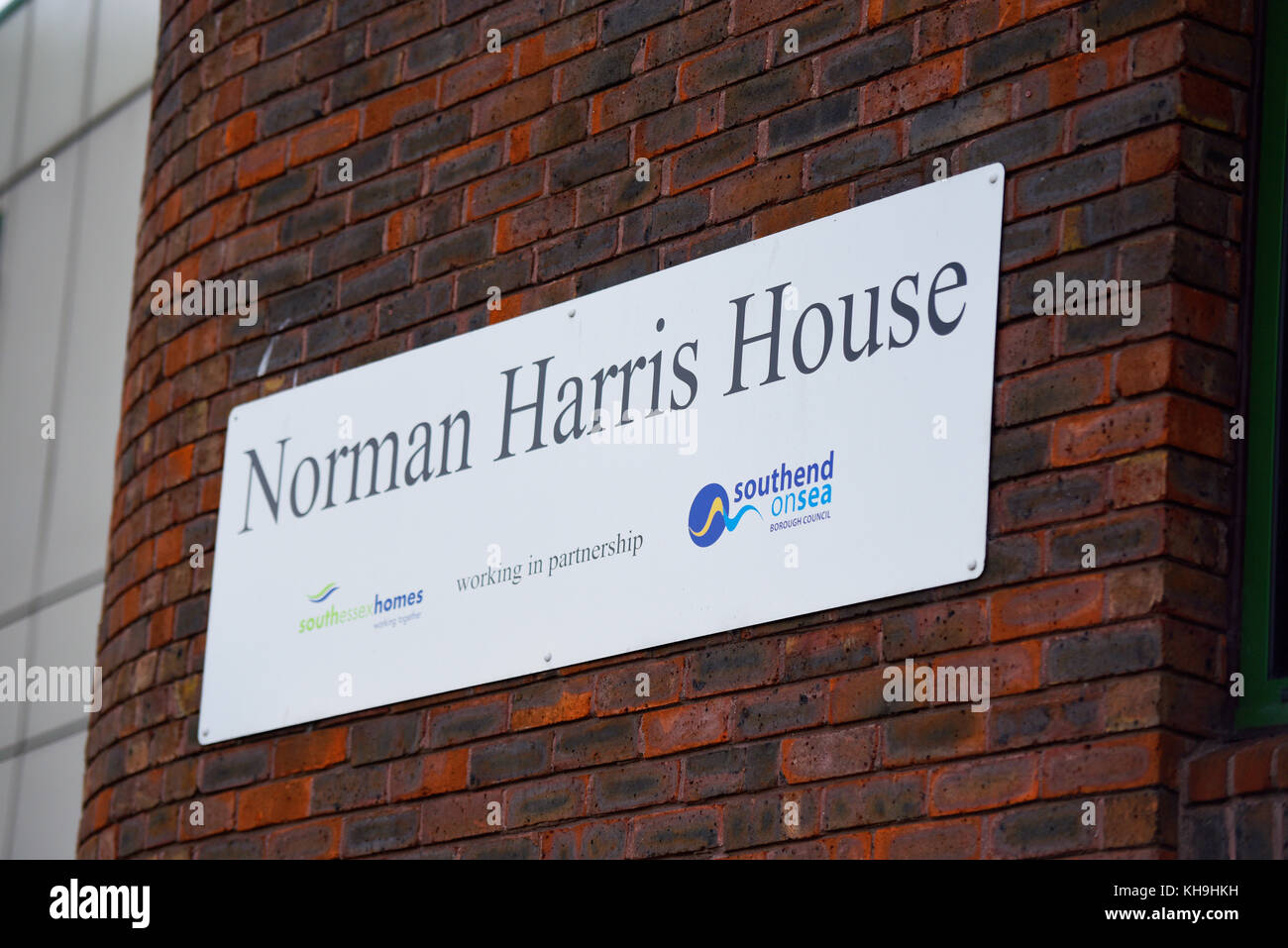 Norman Harris House régime de logements protégés. South Essex Homes Southend Borough Council hébergement Banque D'Images
