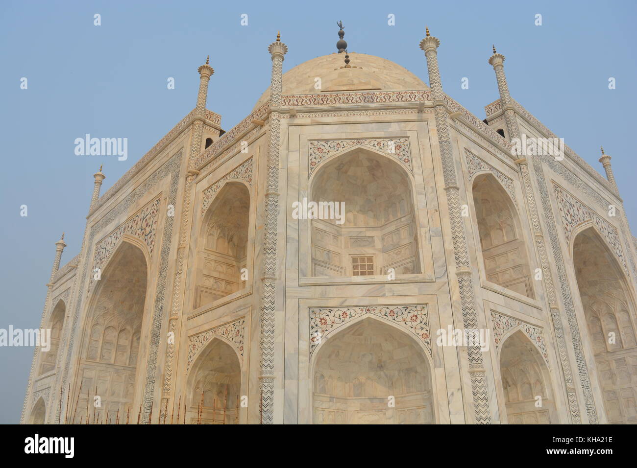 Taj Mahal en matin voir dans Agra, Inde Banque D'Images