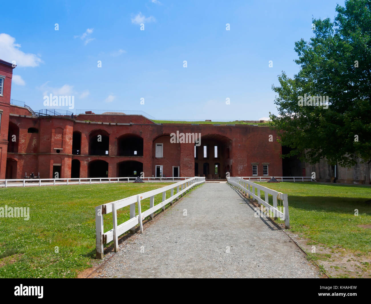 Fort Delaware, Delaware, l'île de Patch de pois Banque D'Images