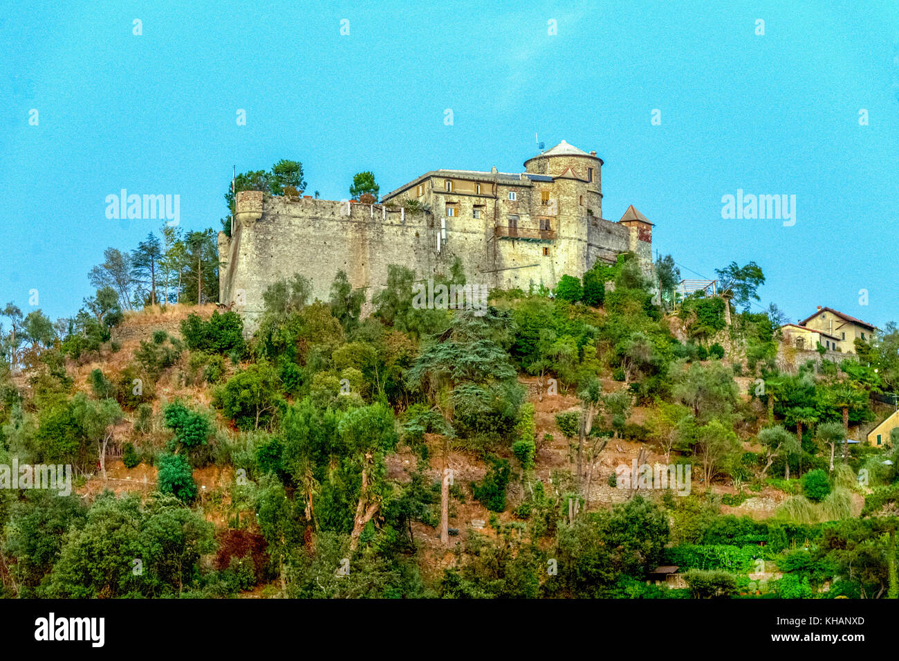 Europe. Italie. Ligurie. Golfe du Tigullio. Riviera italienne. Portofino. Le Castello Brown Banque D'Images