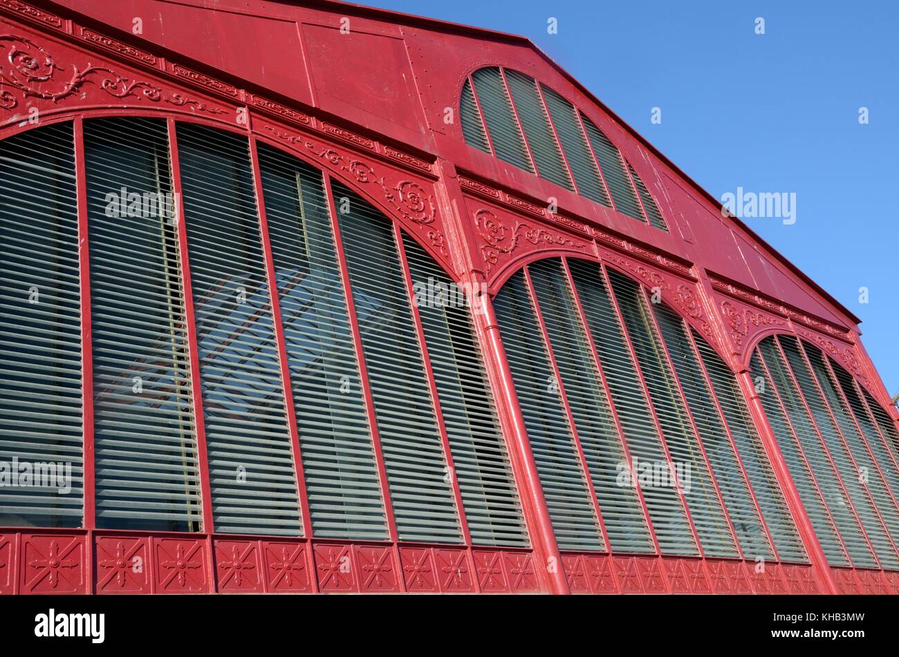 Porto vieux marché Mercado Ferreira Borges construite en 1885 Portugal Banque D'Images