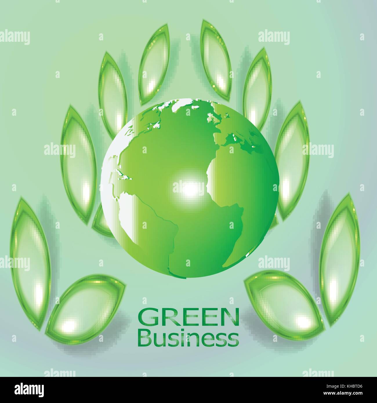 Green Business background vector. Il peut être appliqué pour les types de médias présentation comme toile de fond,,illustration,affiche ancienne, l'impression ou d'autres Illustration de Vecteur