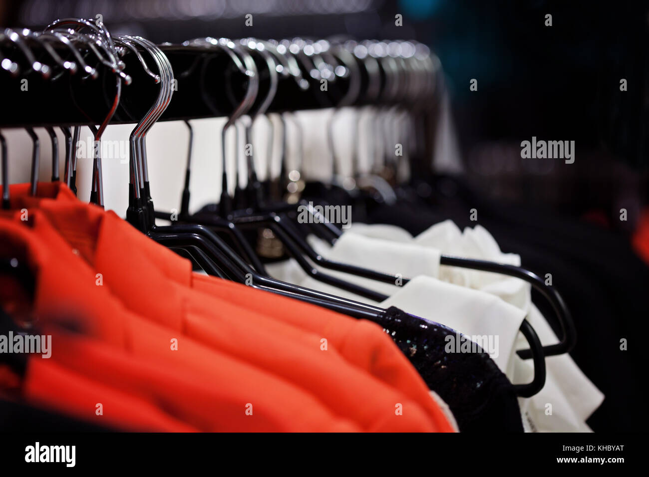 Department store sur noir Banque D'Images