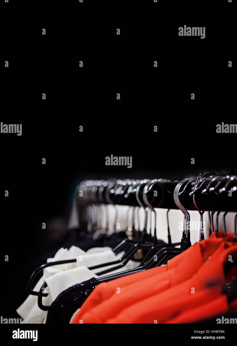 Department store sur noir Banque D'Images