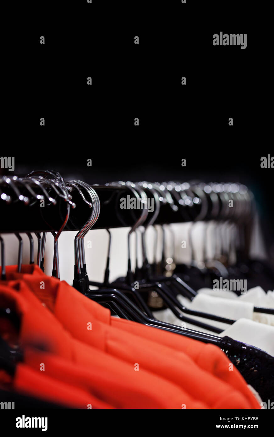 Department store sur noir Banque D'Images