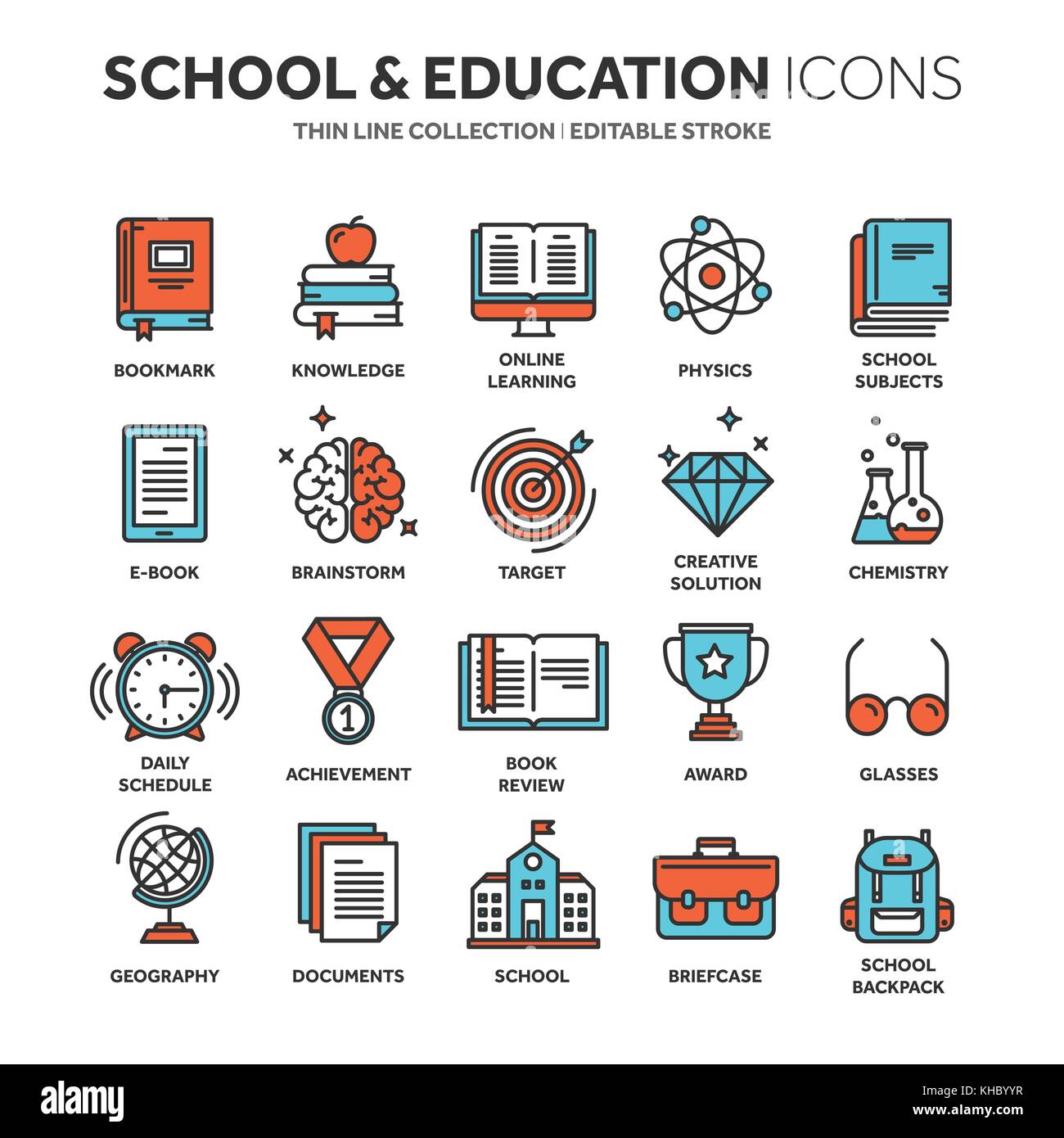 L'éducation scolaire, de l'université. étude, processus d'apprentissage ...