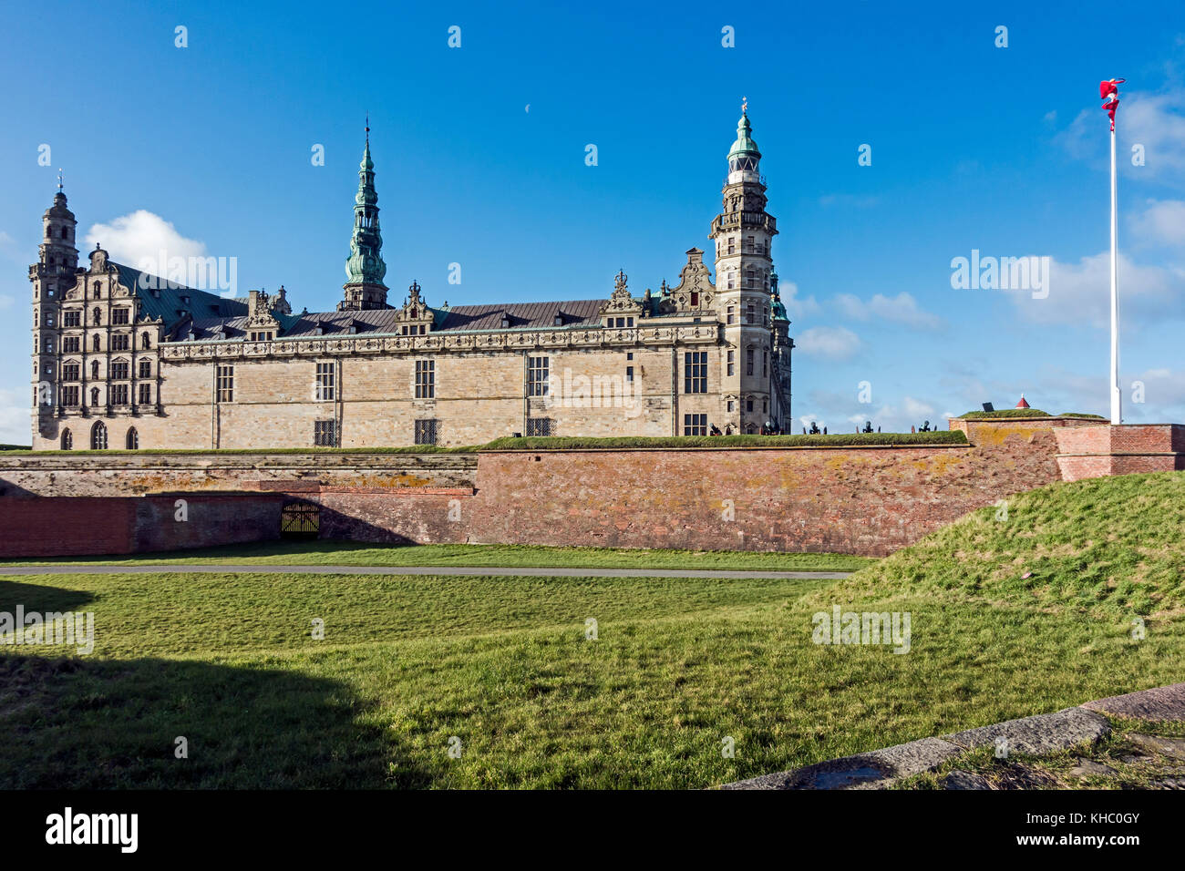 Kronborg Slot (château) à Elseneur Danemark Europe Banque D'Images