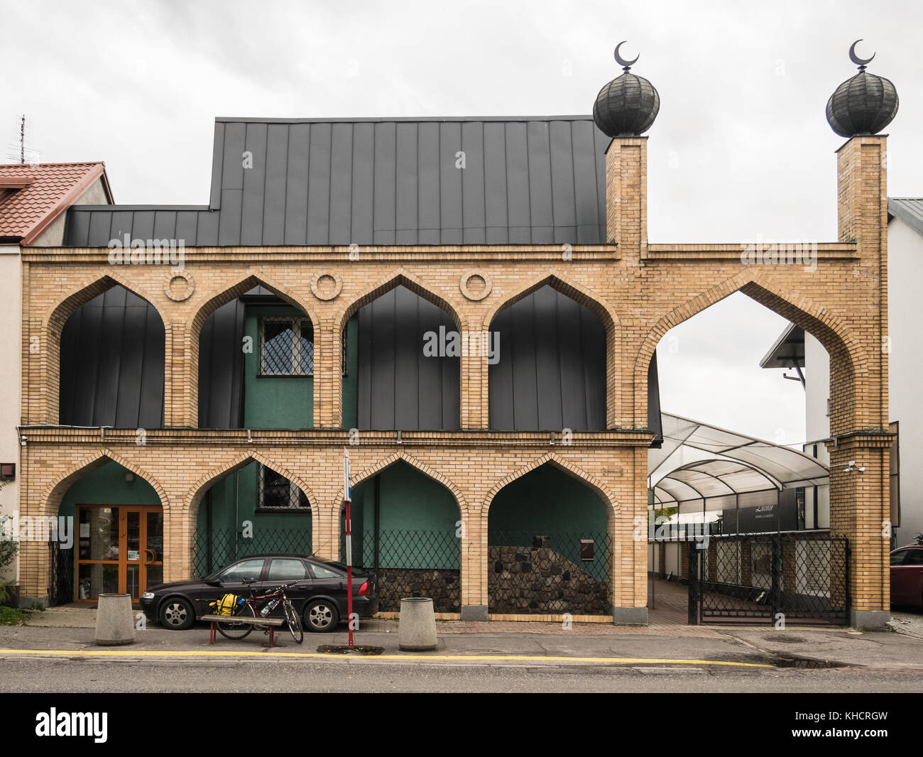 Centrum Kultury - Islamu Meczet - Centre islamique, mosquée, Varsovie. Pologne Banque D'Images