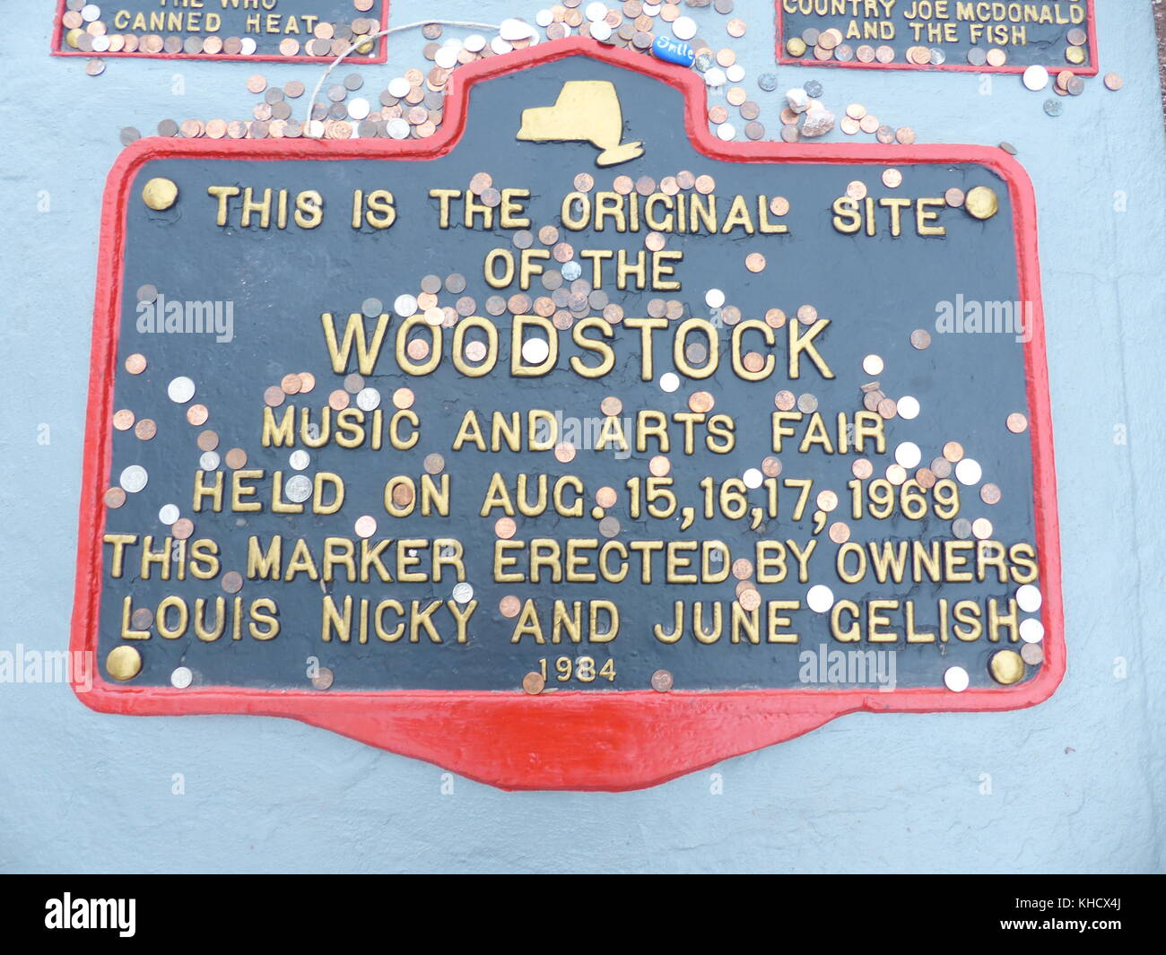 Woodstock Music Festival 1969 Banque D'Images