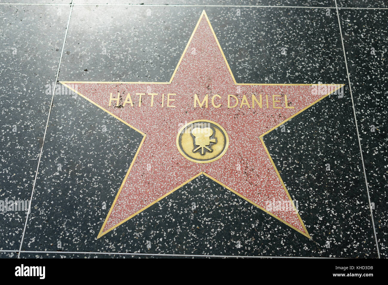 HOLLYWOOD, CA - DÉCEMBRE 06 : étoile Hattie McDaniel sur le Hollywood Walk of Fame à Hollywood, Californie, le 6 décembre 2016. Banque D'Images