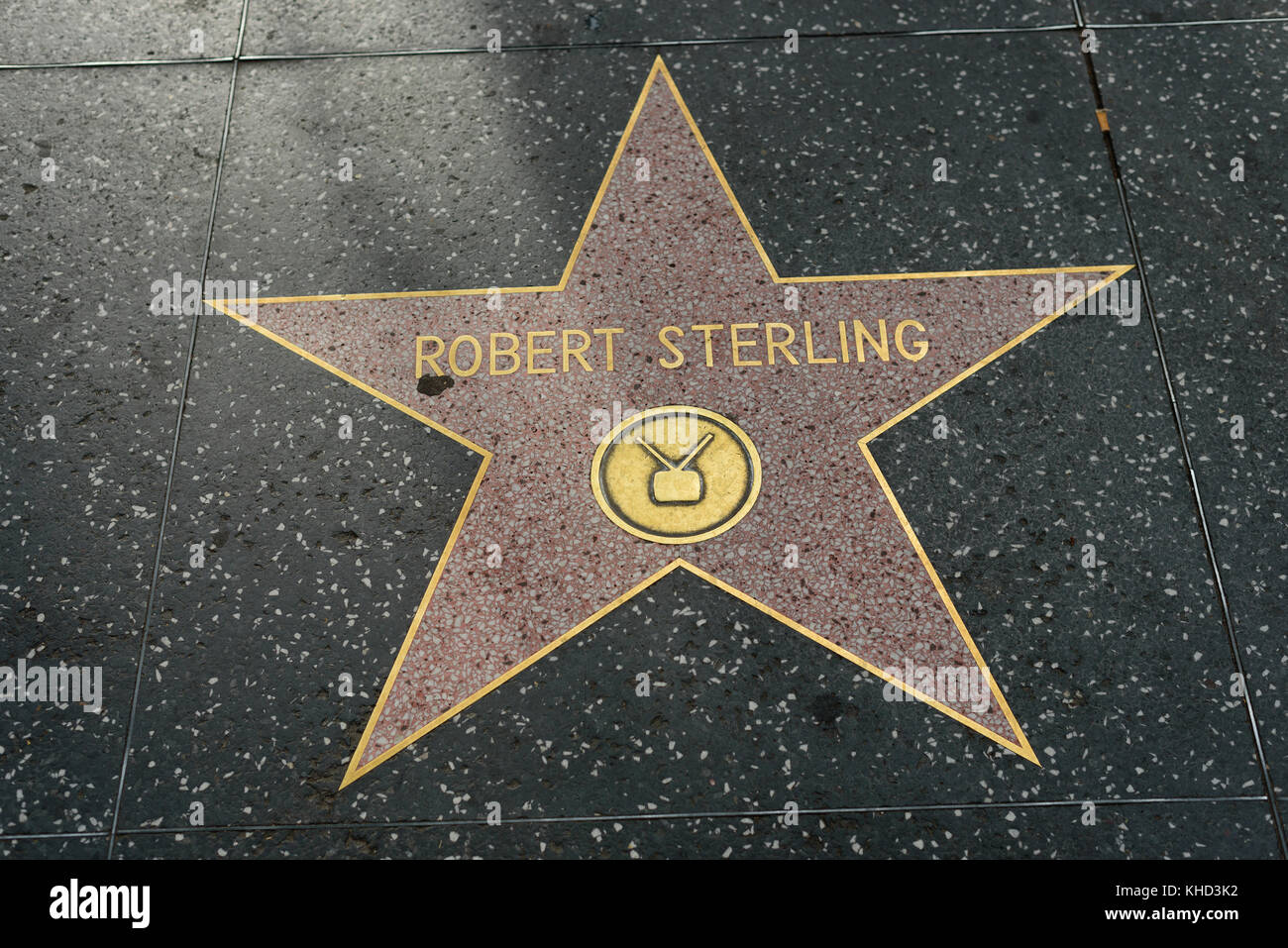 HOLLYWOOD, CA - DÉCEMBRE 06 : Robert Sterling star sur le Hollywood Walk of Fame à Hollywood, Californie, le 6 décembre 2016. Banque D'Images
