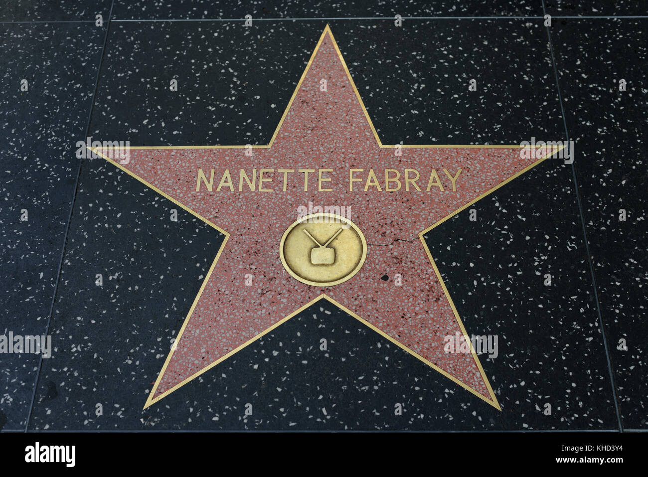 HOLLYWOOD, CA - 06 DÉCEMBRE : la star de Nanette Fabray sur le Hollywood Walk of Fame à Hollywood, Californie, le 6 décembre 2016. Banque D'Images