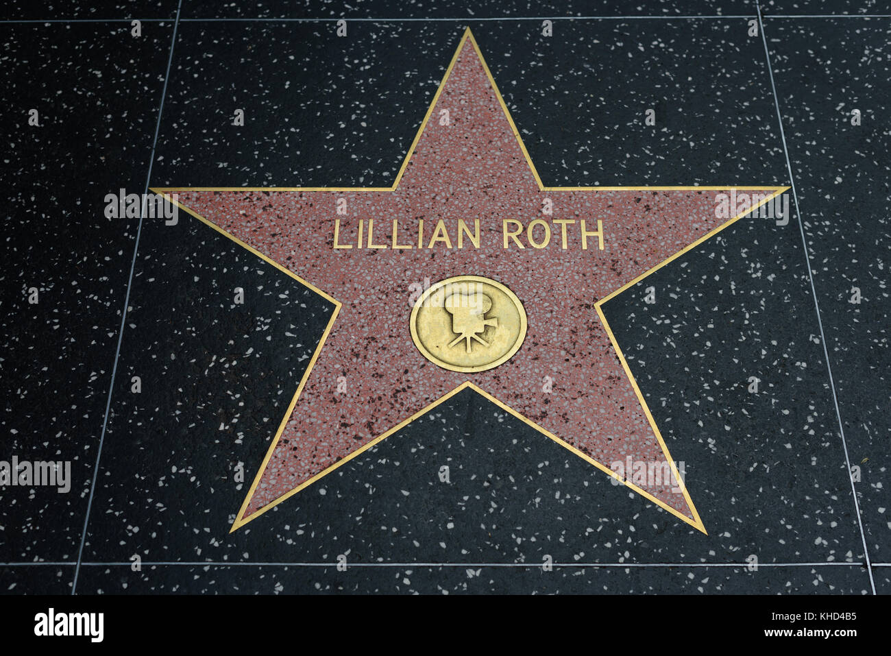 HOLLYWOOD, CA - 06 DÉCEMBRE : la vedette Lillian Roth sur le Hollywood Walk of Fame à Hollywood, Californie, le 6 décembre 2016. Banque D'Images