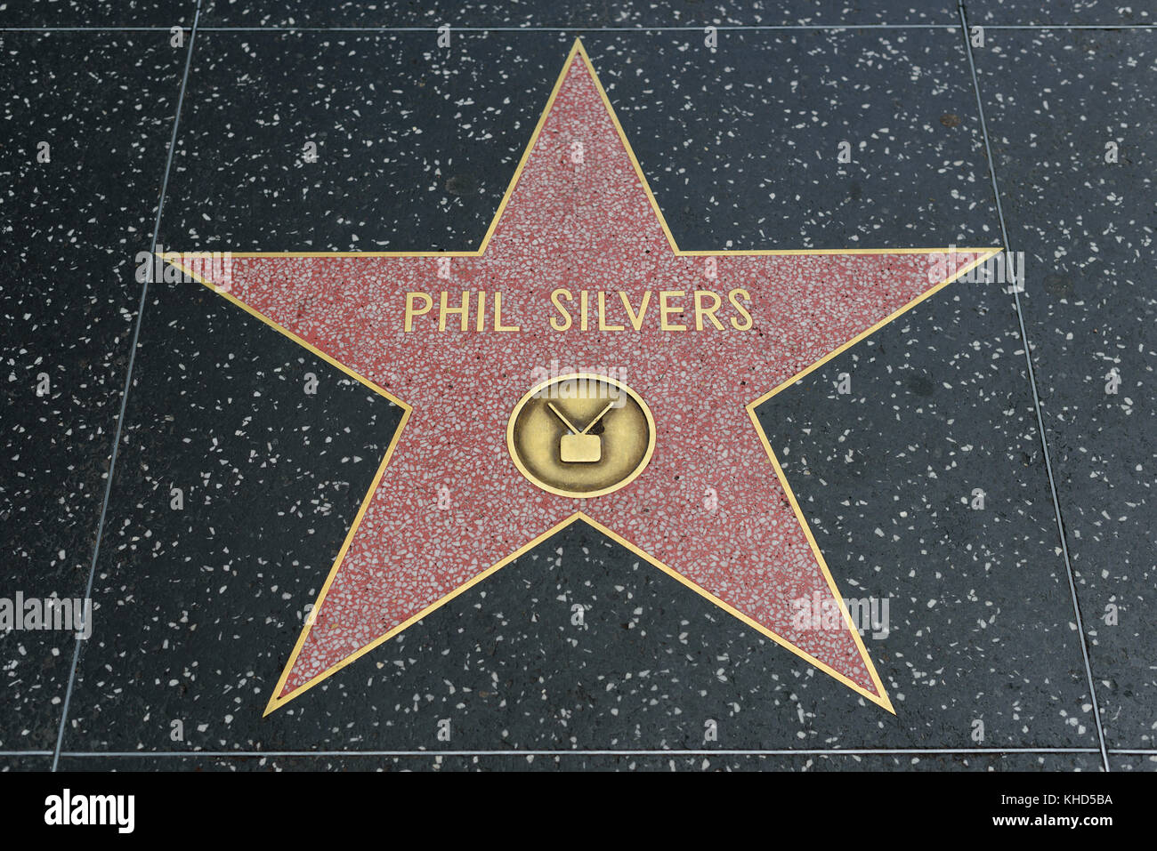 HOLLYWOOD, CA - DÉCEMBRE 06 : la star de Phil Silvers sur le Hollywood Walk of Fame à Hollywood, Californie, le 6 décembre 2016. Banque D'Images