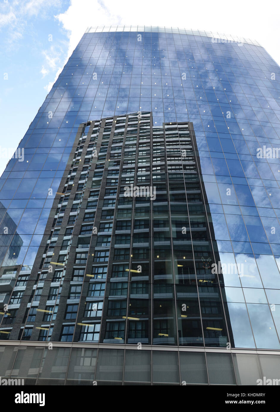 London Financial district skyline, des gratte-ciel et de grands immeubles de bureaux Banque D'Images