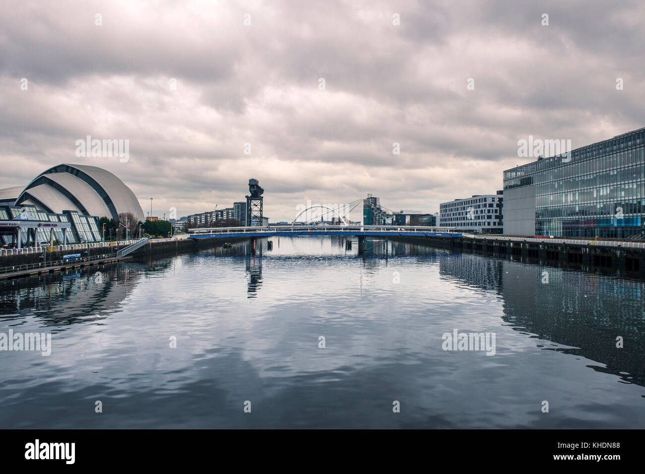 Royaume-uni, Ecosse, GLASGOW, CLYDE RIVER, Clyde Auditorium, 'ARMADILLO' Banque D'Images
