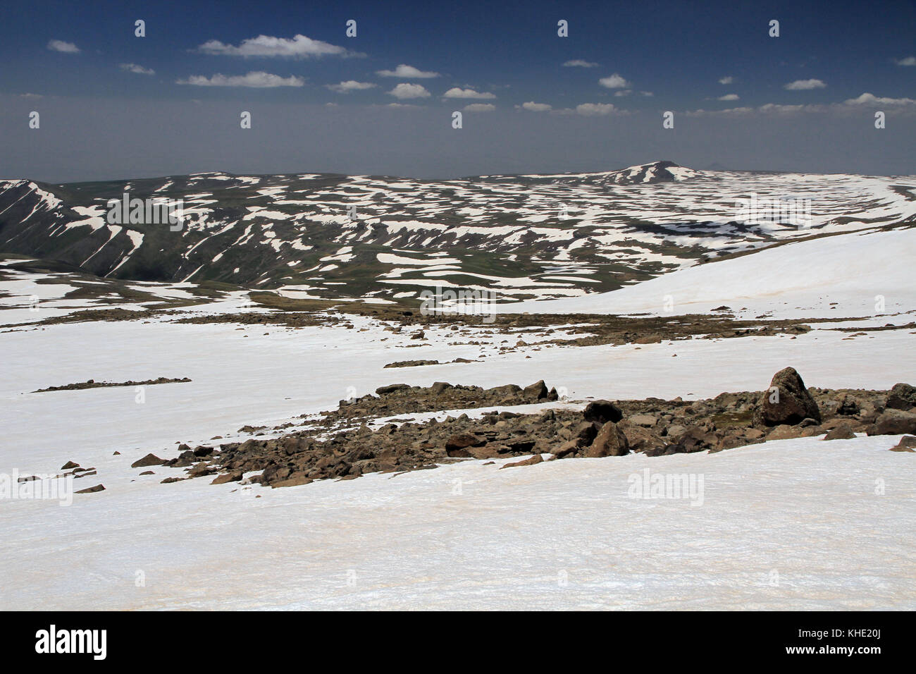 Petit Caucase, région du Mont Aragats, province d'Aragatsotn, Arménie Banque D'Images