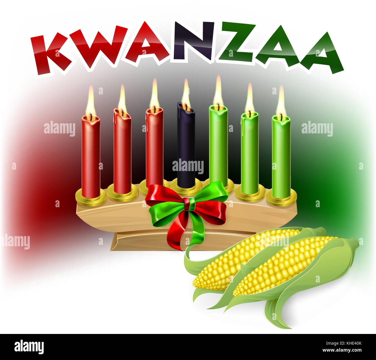 Panneau Kwanzaa Illustration de Vecteur