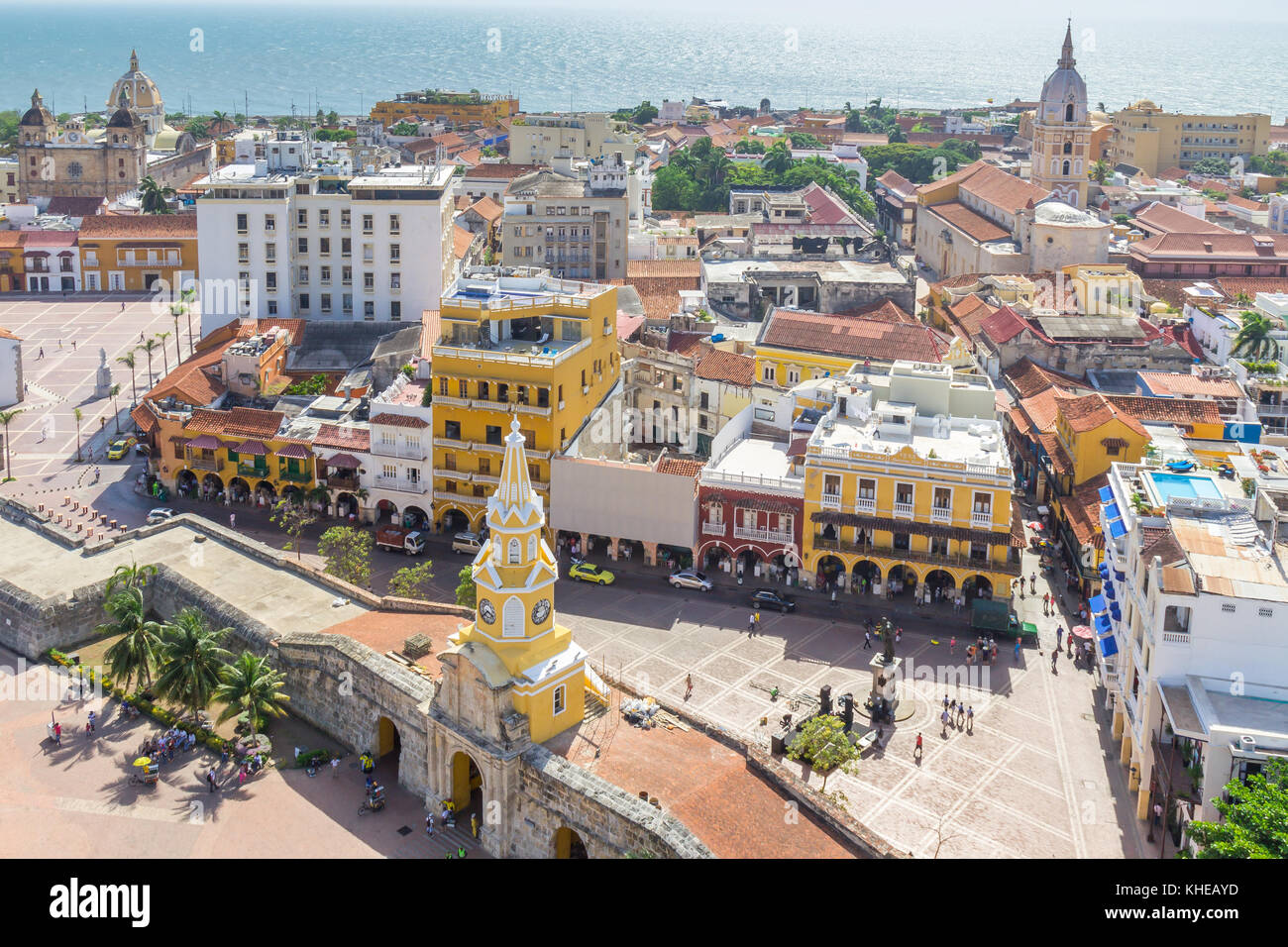 Torre del Reloj | Cartagena de Indias | Colombie Banque D'Images