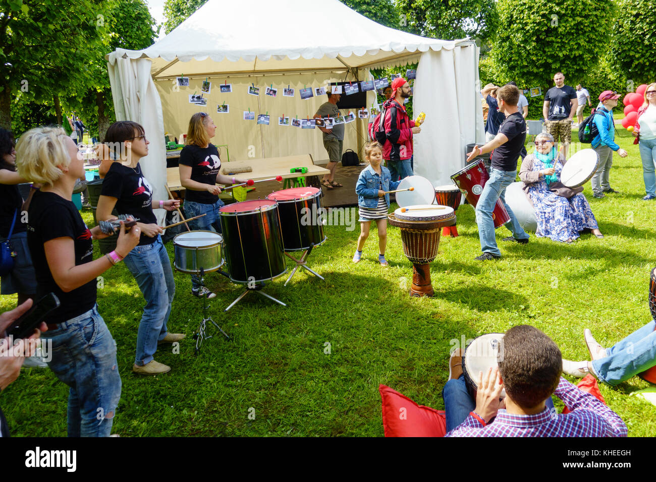 'Festival Usadba jazz' Banque D'Images