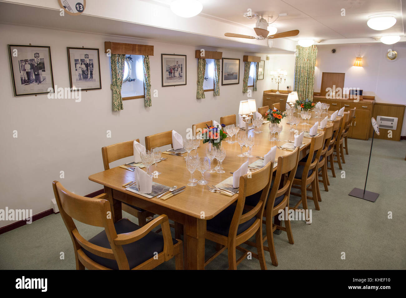 Royaume-uni, Ecosse, Edimbourg, Royal Yacht Britannia Banque D'Images