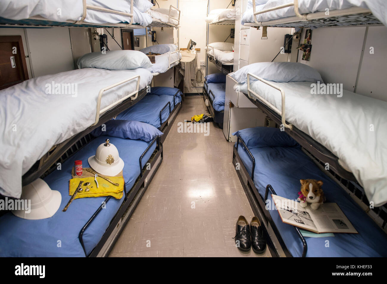 Royaume-uni, Ecosse, Edimbourg, Royal Yacht Britannia Banque D'Images