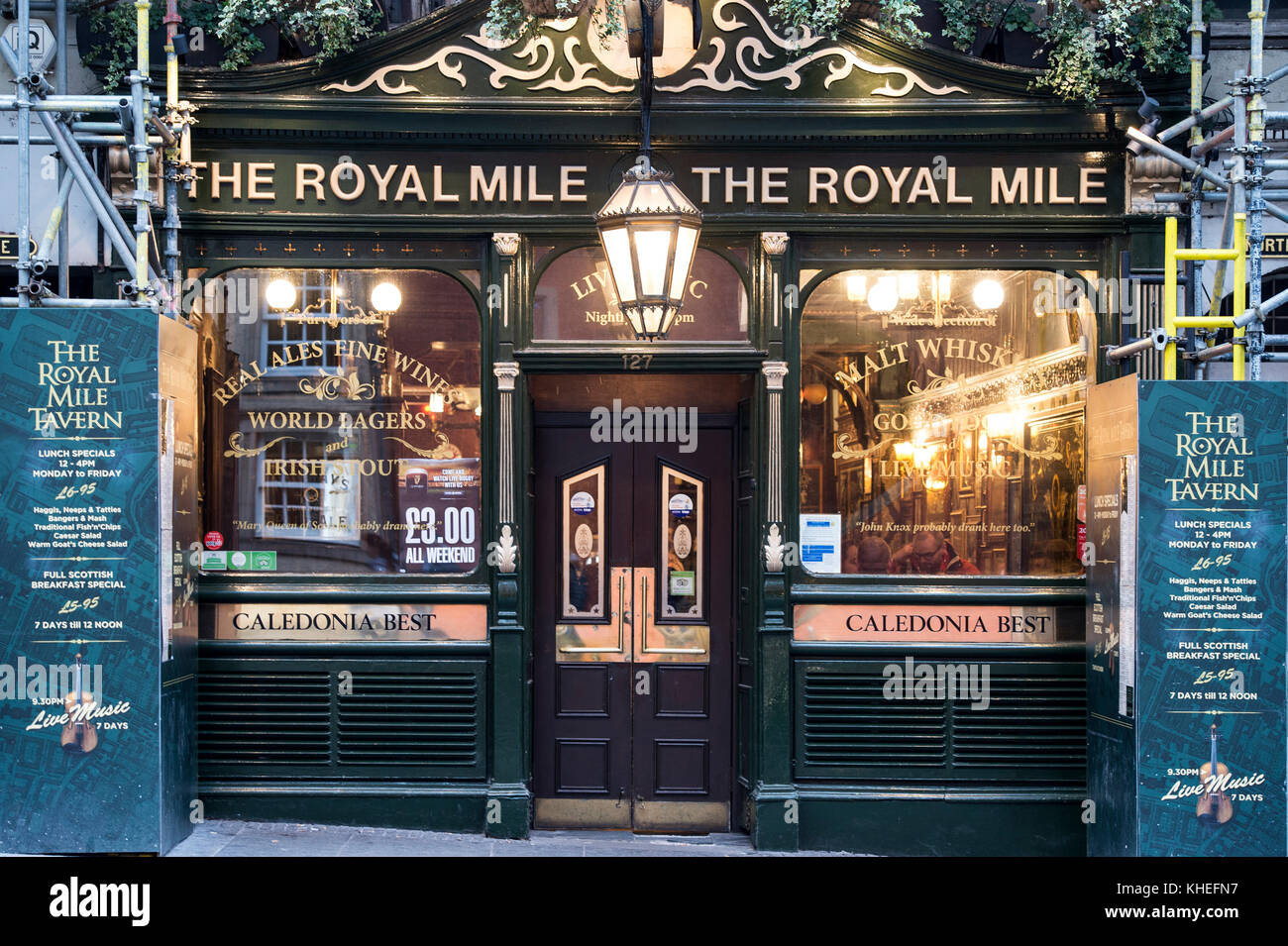 Royaume-uni, Ecosse, Edimbourg, LE LONG DE LA ROYAL MILE Banque D'Images
