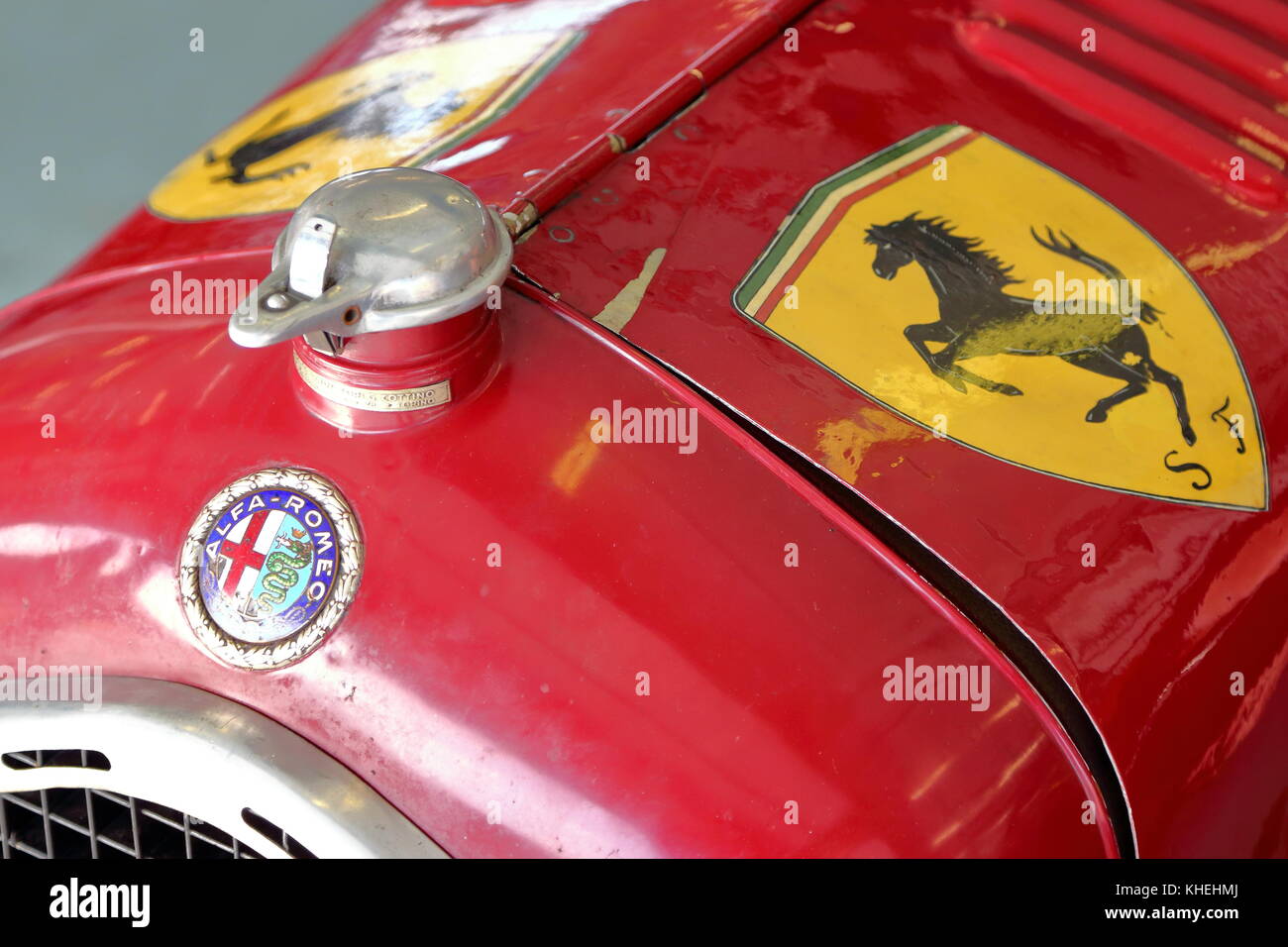 Un Grand Prix classique Alfa Romeo P3 Tipo B au circuit d'Estoril au Portugal en 2017 Banque D'Images