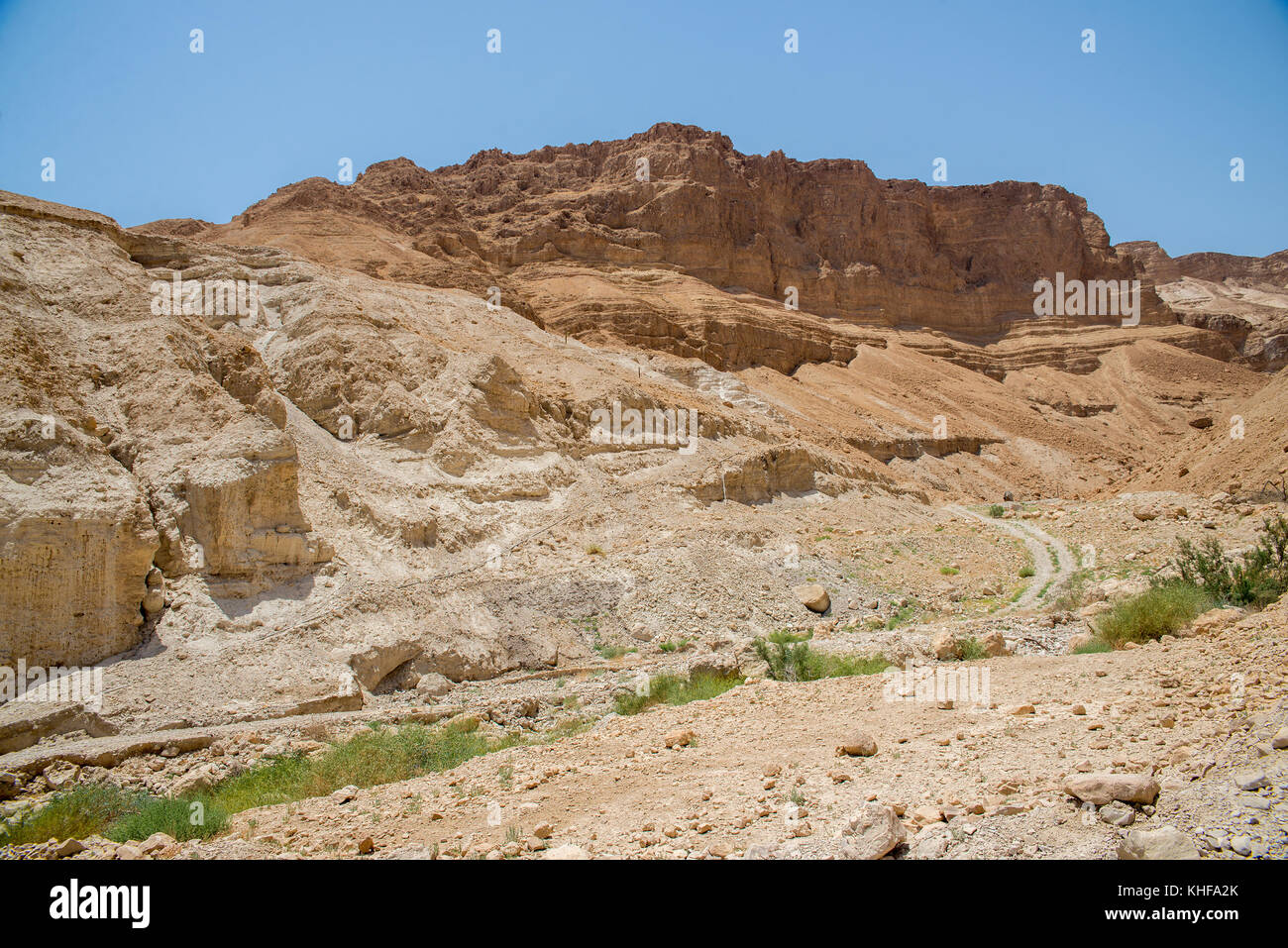 Masada en Israël Banque D'Images