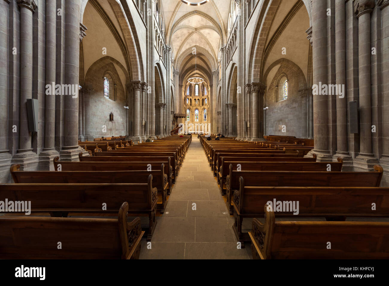 La cathédrale Saint-Pierre - Genève Banque D'Images