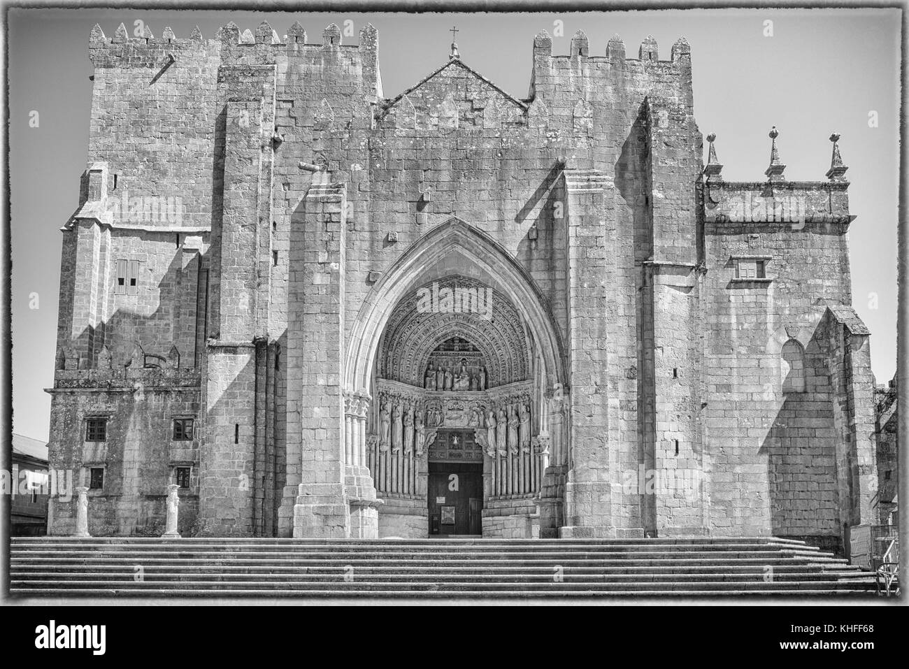 Cathédrale de tui, camino de Santiago, Espagne Banque D'Images
