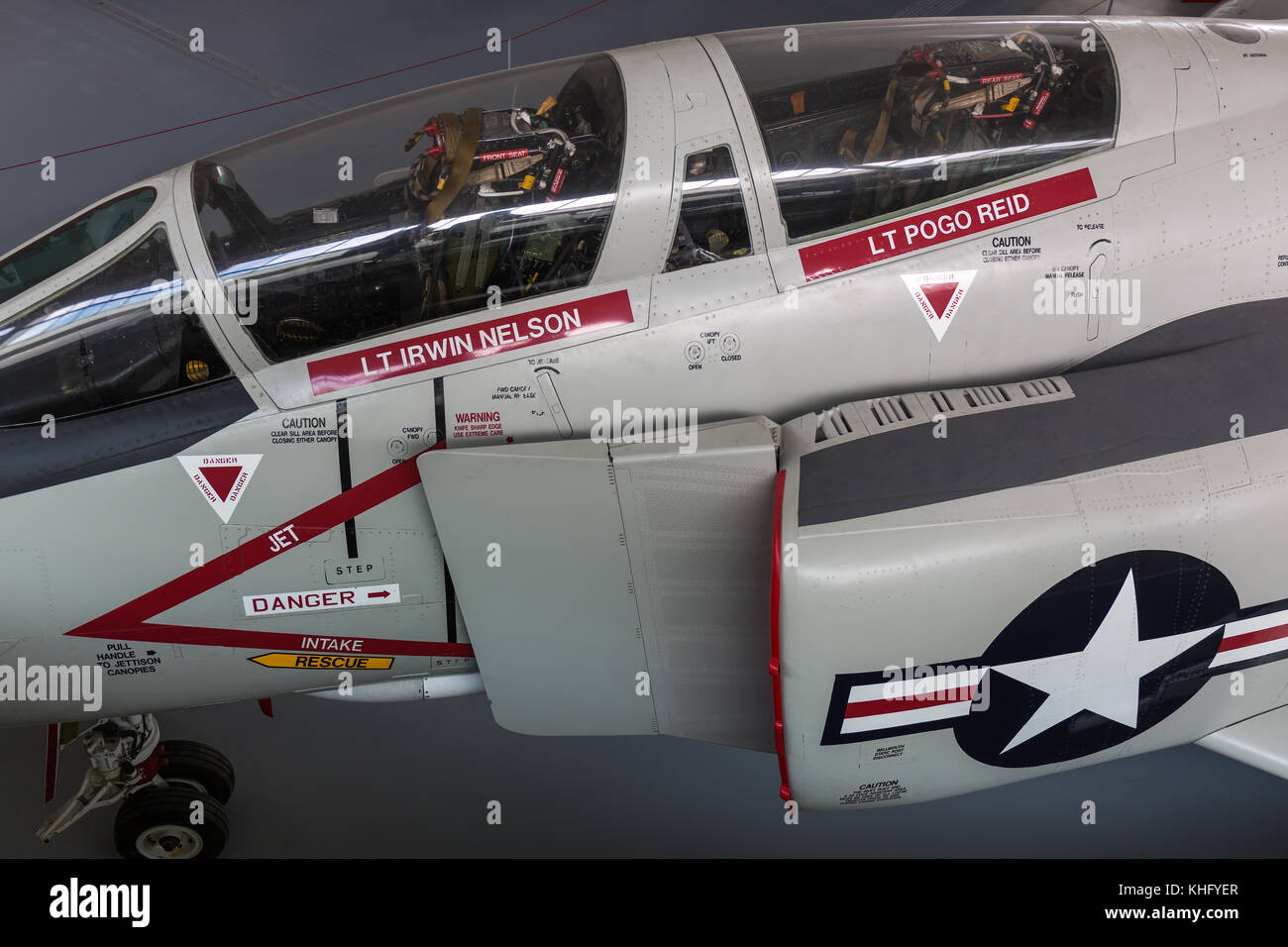 Marine américaine f4 phantom Banque D'Images