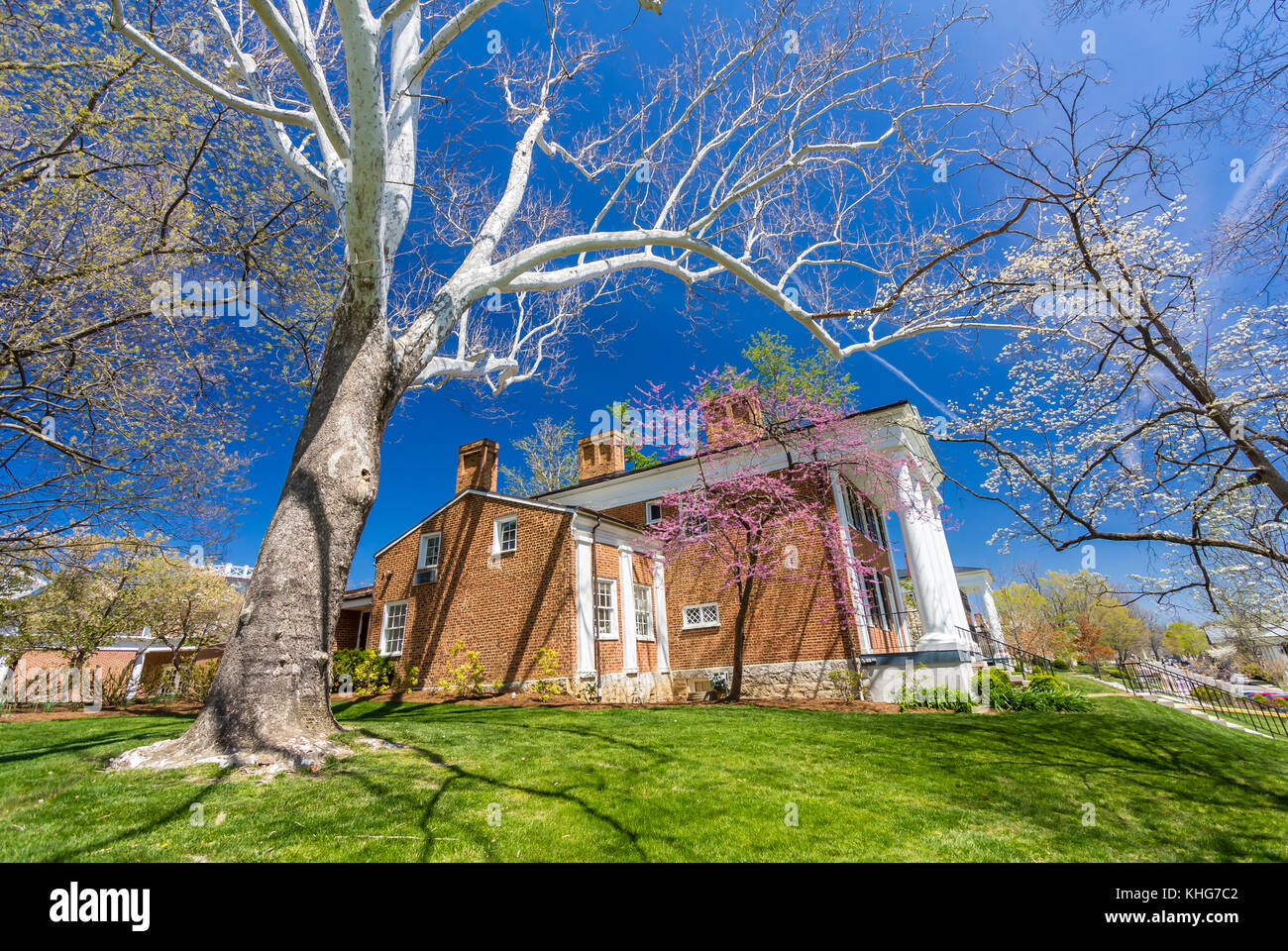 Lee-jackson house à Washington and Lee University à Lexington, en Virginie. Banque D'Images