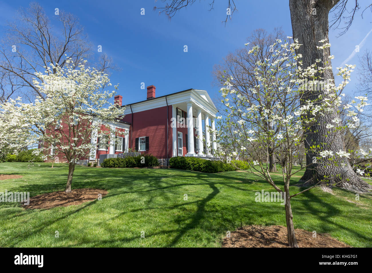 Lee-jackson house à Washington and Lee University à Lexington, en Virginie. Banque D'Images