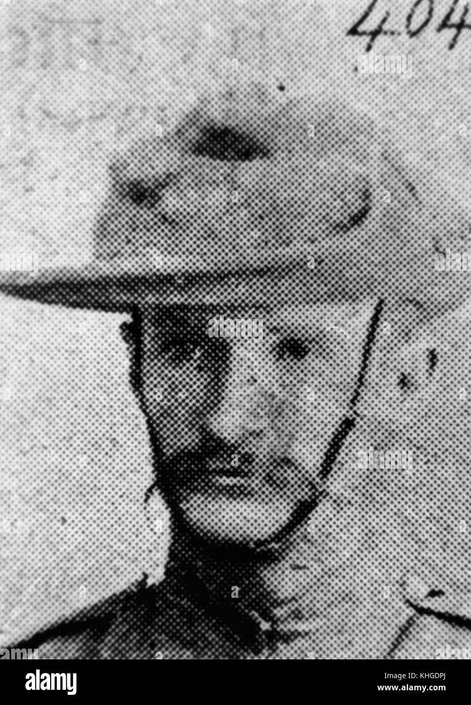 Le soldat Richard Hegarty a servi dans la guerre des Boers, représentant la contribution des soldats au cours de ce conflit crucial, capturé dans cette image historique. Banque D'Images