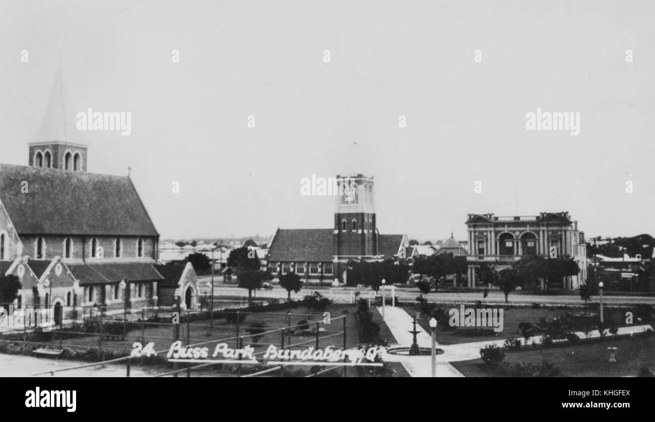 1390861 Parc d'autobus, Bundaberg, ca. 1932 Banque D'Images