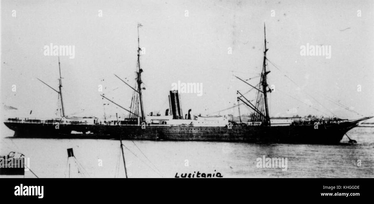 1142043 Lusitania (navire) Banque D'Images