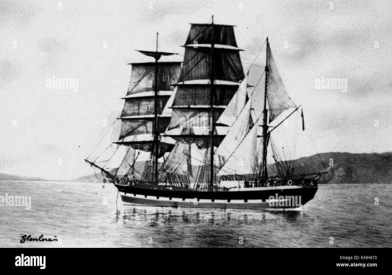 Le Glenloran était un navire historique, probablement connu pour son rôle dans le transport maritime. Le navire est une partie importante de l'histoire de l'architecture navale et du commerce maritime. Banque D'Images