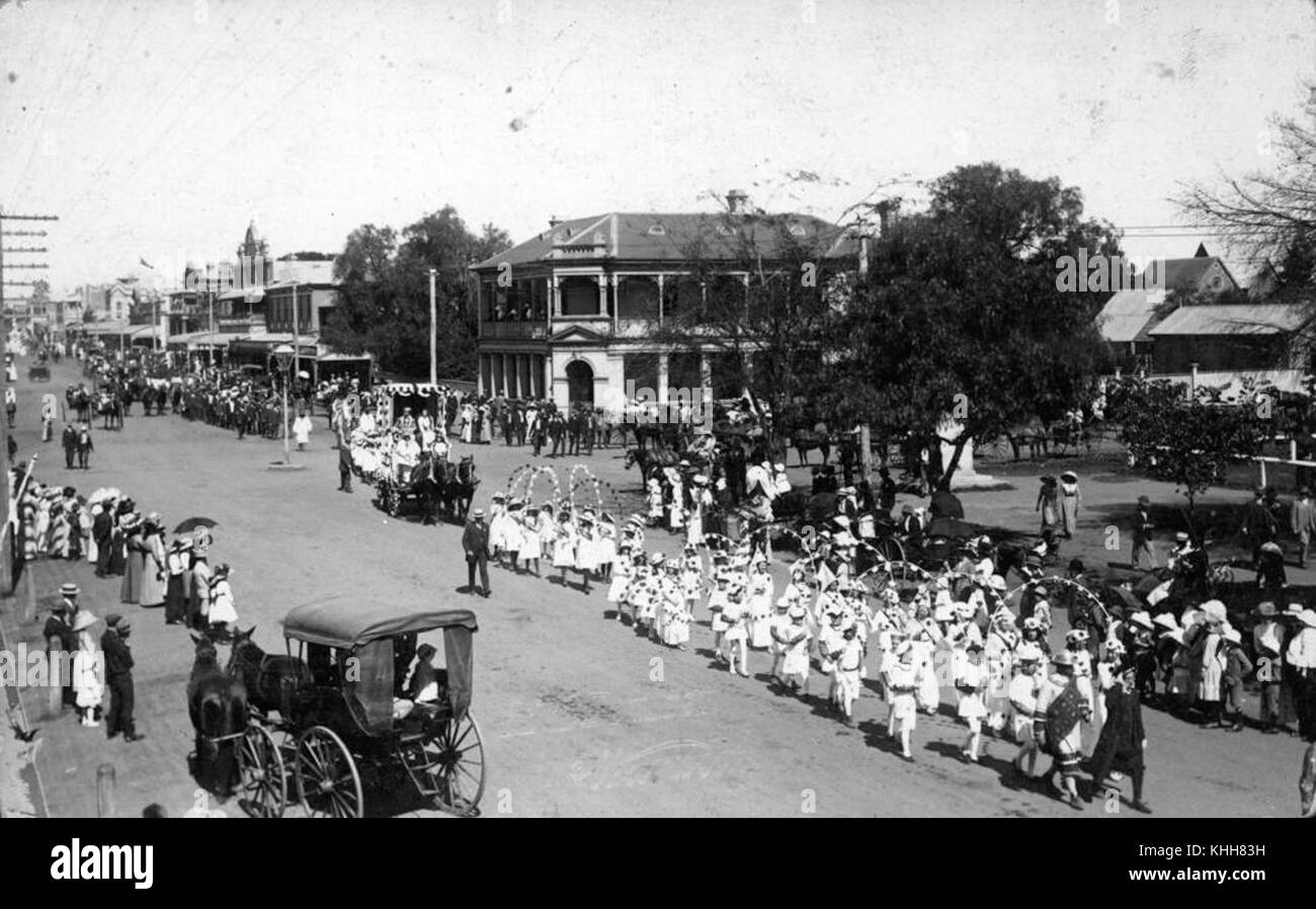 1213120 le jour de la Saint-Georges Procession, Warwick, ca. 1913 Banque D'Images