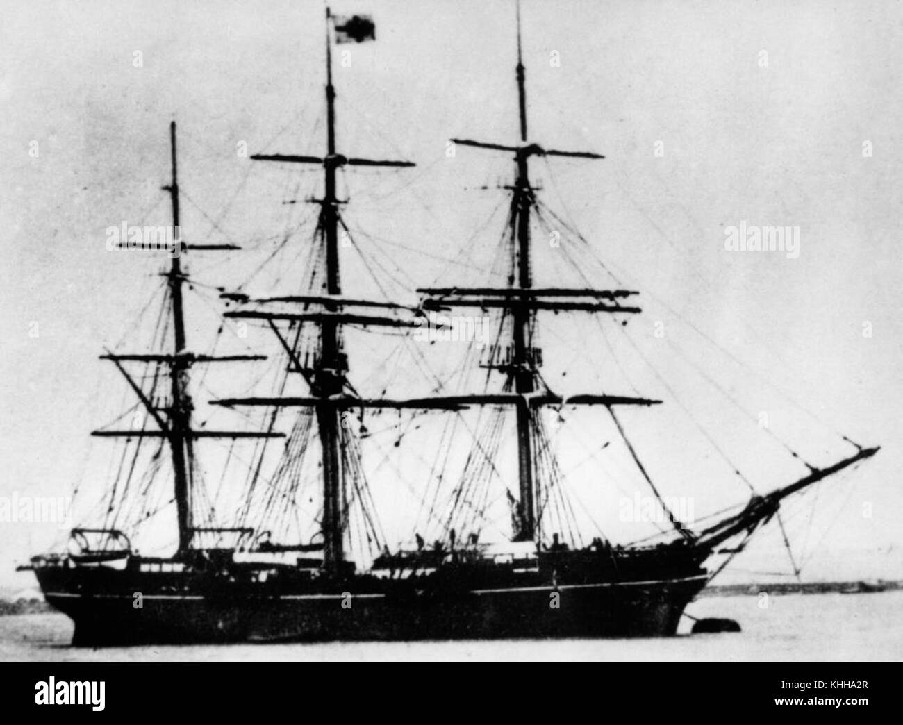 Le navire 'Windsor Castle' est connu pour son importance historique dans l'histoire maritime. C'était l'un des navires britanniques notables, associé à la Royal Navy et aux expéditions maritimes. Banque D'Images