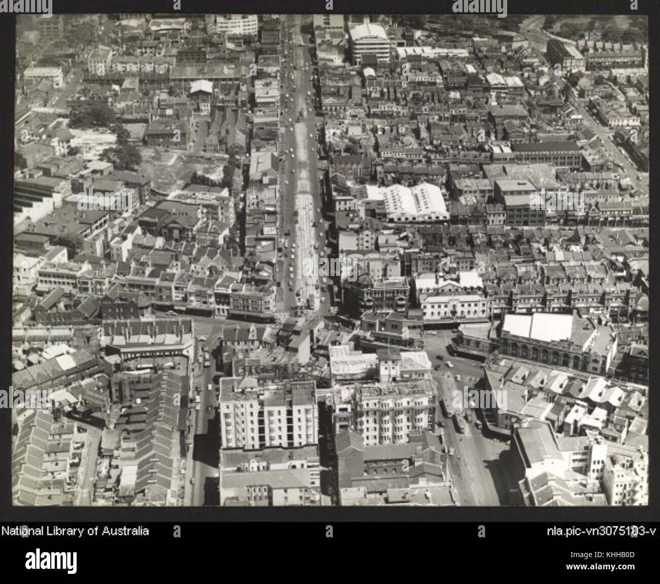 William Street Sydney de air Banque D'Images