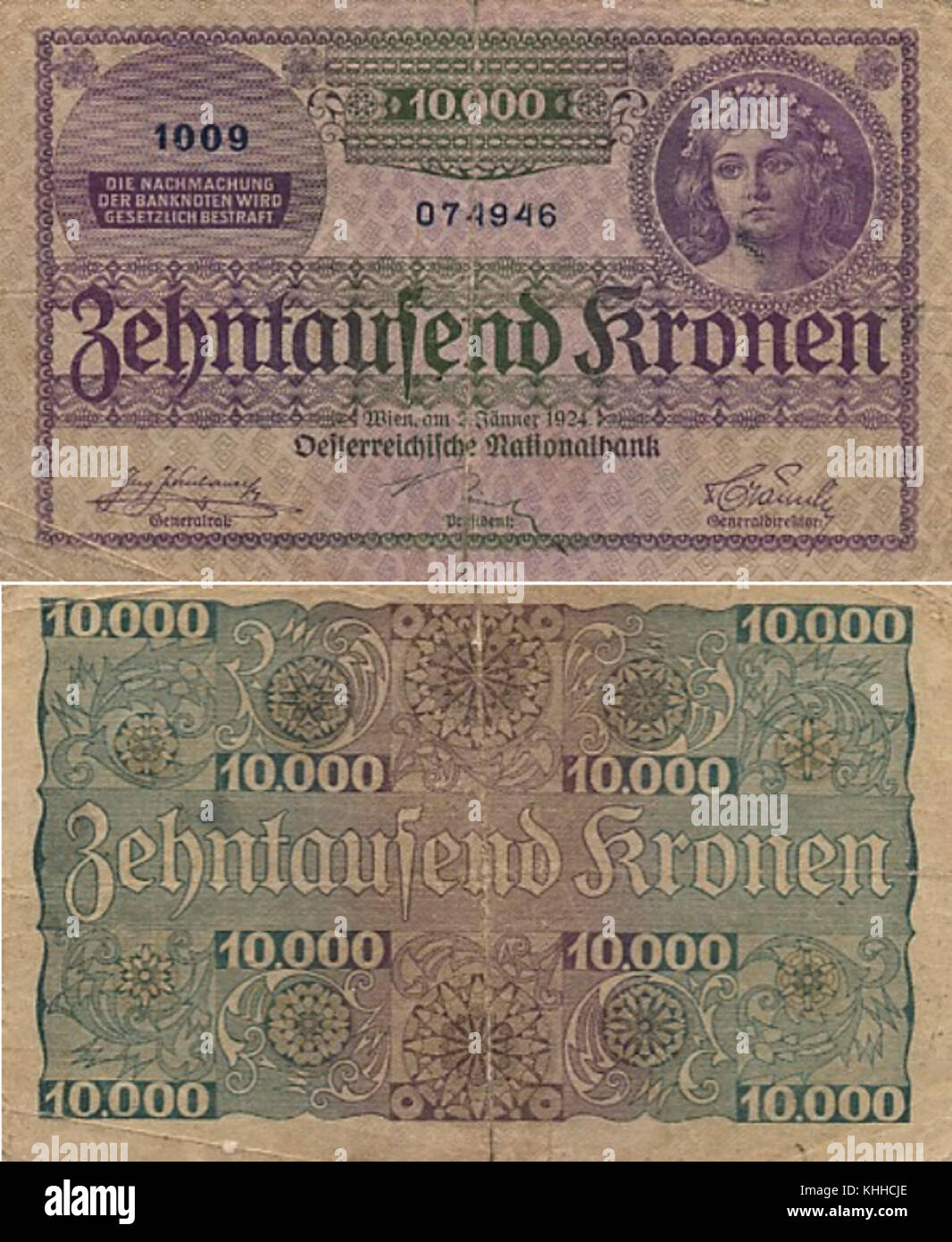 10000KR-1924 Banque D'Images