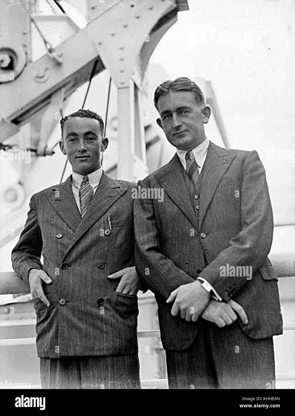 Viv McGrath Jack Crawford 1933 Banque D'Images