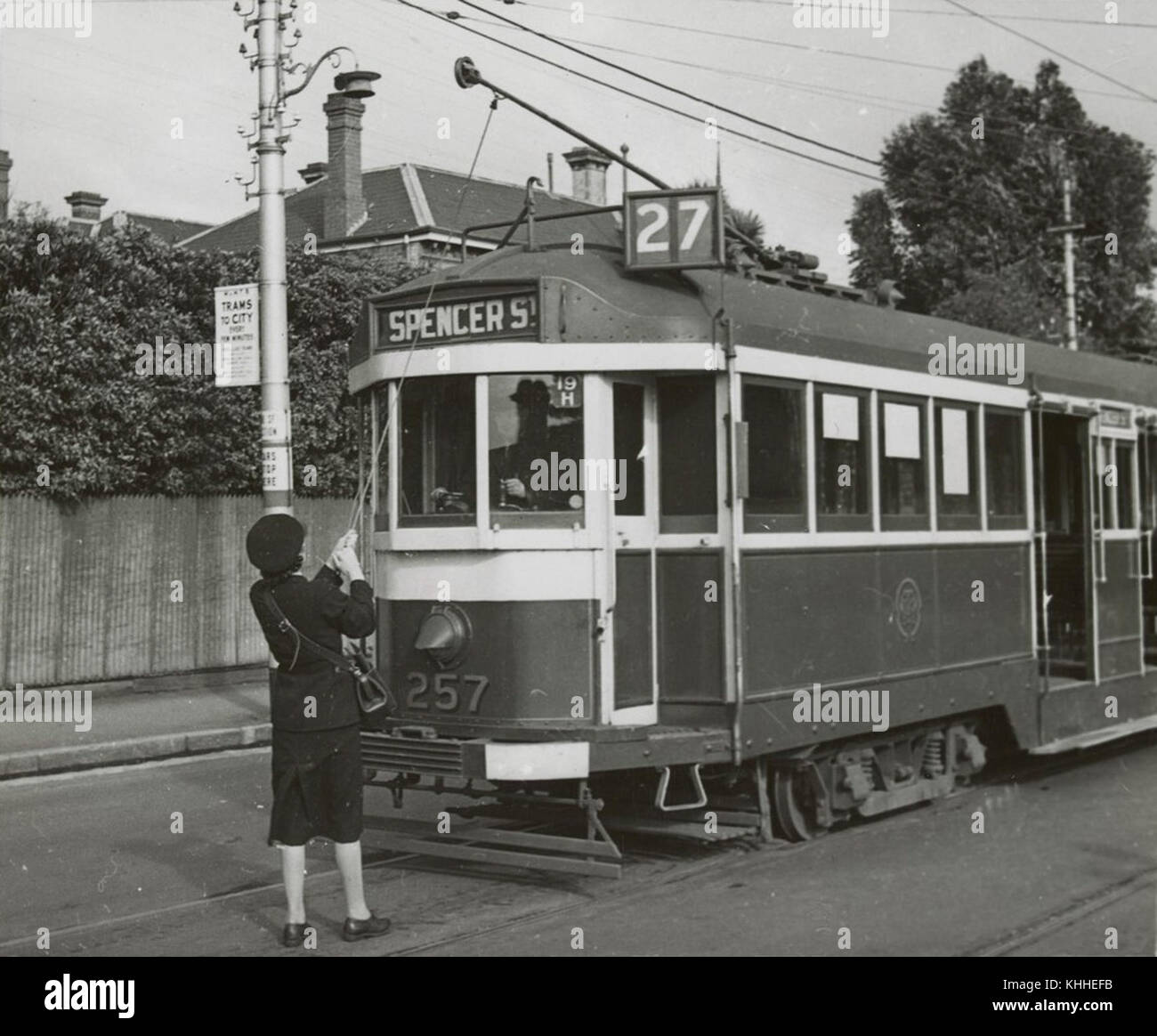 W tram classe c1942 Banque D'Images