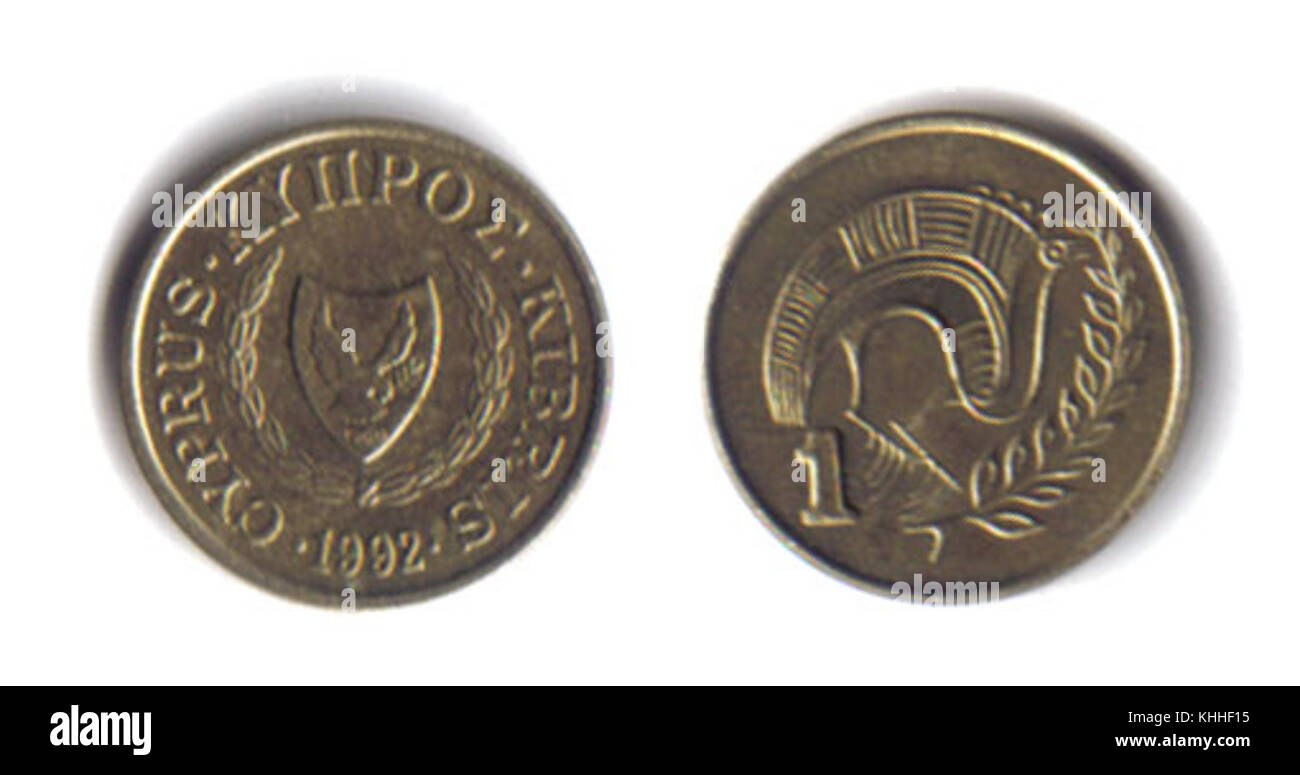 1centCyprus Banque D'Images