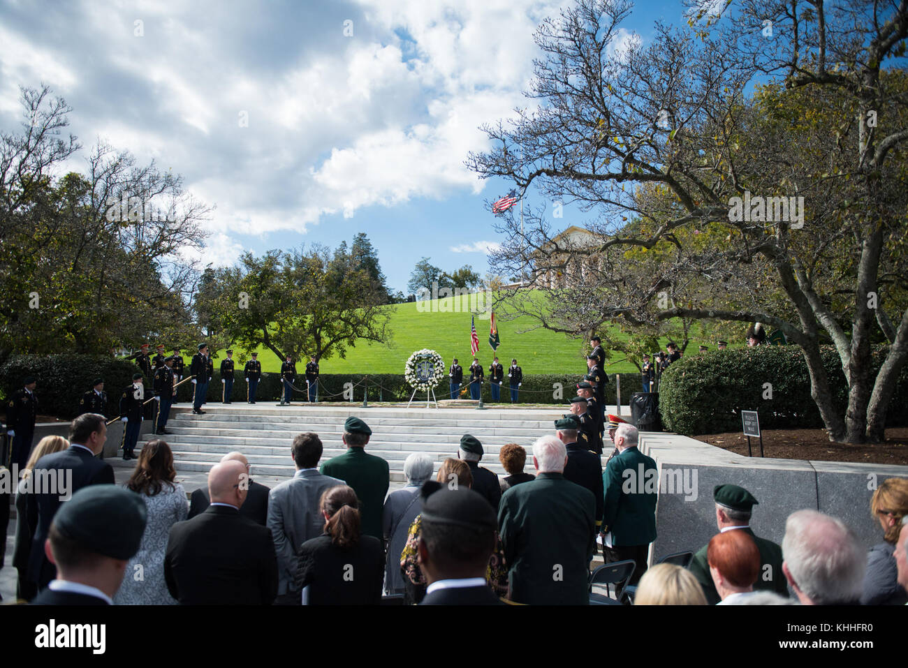 1St Special Forces Command (Airborne) Wreath-Laying Cérémonie pour commémorer le président John F. Kennedy's Contributions à l'US Army Special Forces. (37922638112) Banque D'Images