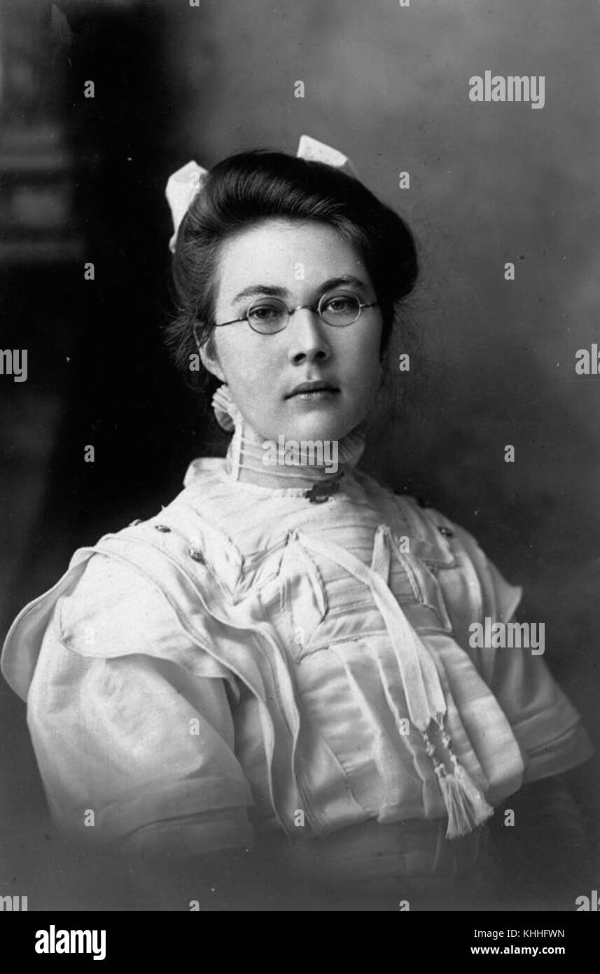 1195327 Hulda Lundager en tant que jeune femme, Mt. Morgan, ca. 1906 Banque D'Images