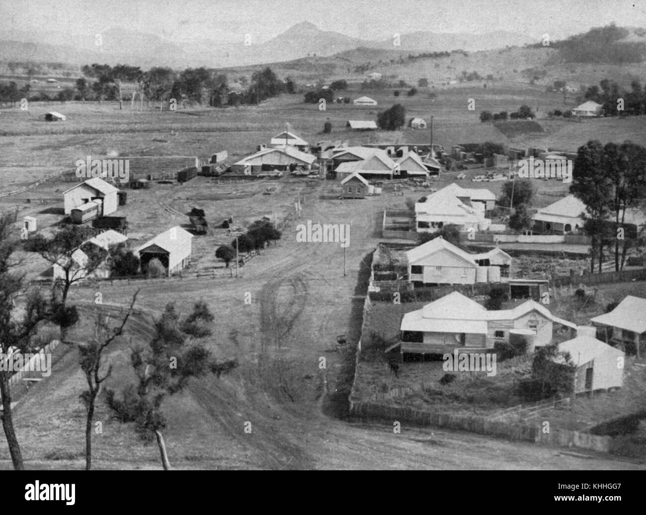 2206741 vue élevée de Dugandan, dans le district de Boonah, 1931 Banque D'Images